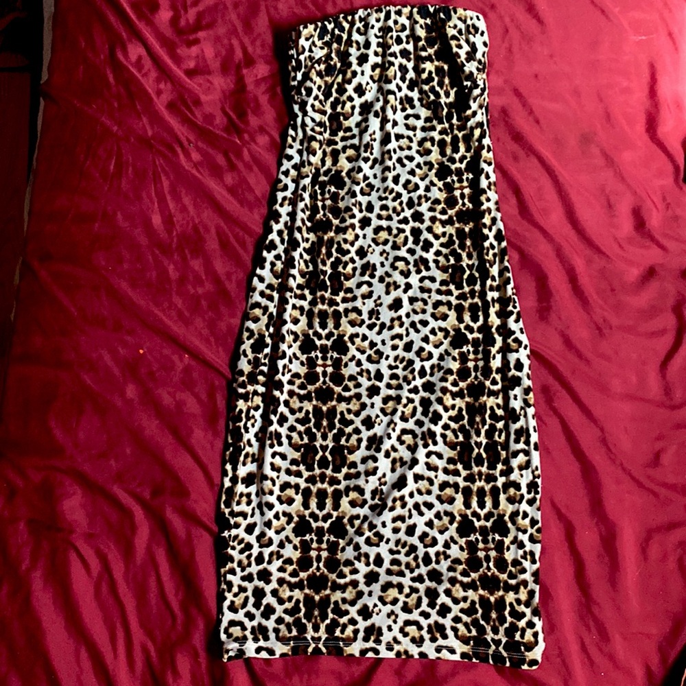 Animal print dress
